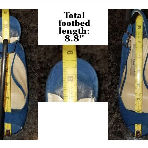 Authentic Jimmy Choo Suede Platform Slingbacks - Picture 5 of 14